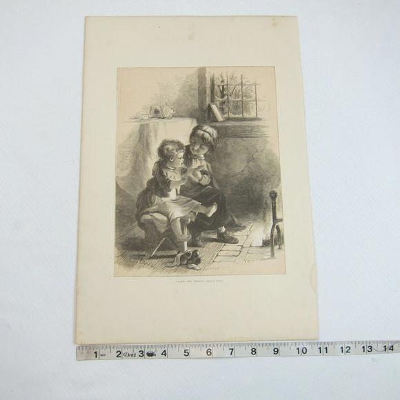Antique 1873 Wood Engraving Print After the Frolic by John S. Davis, The Aldine - Picture 12 of 12